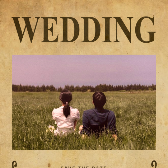 One Piece Wedding Invitation Concept